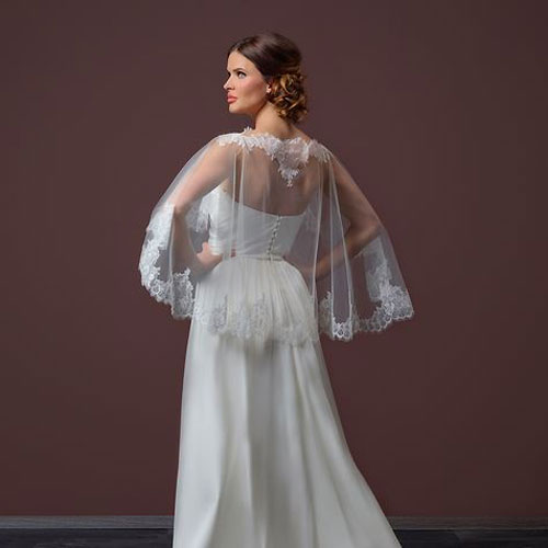 lace wedding cape