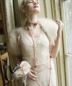 Sasso Minnelli Marabou Feather Shrug