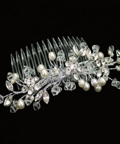 ellie K Livi pearl and crystal bridal comb