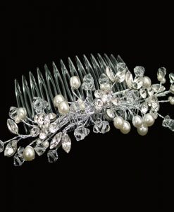 ellie K Livi pearl and crystal bridal comb