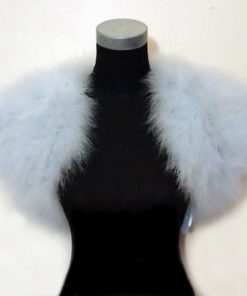 Sasso Minnelli Marabou Feather Shrug