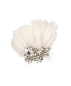 lily bella tiffany vintage feather clip
