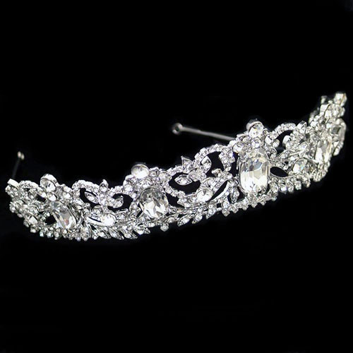 Vintage Crystal Tiara - Christina