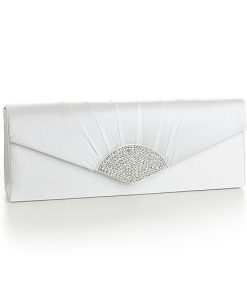 Crystal Satin Bridal Bag - Gina