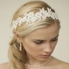 lace wedding hair ribbon malia