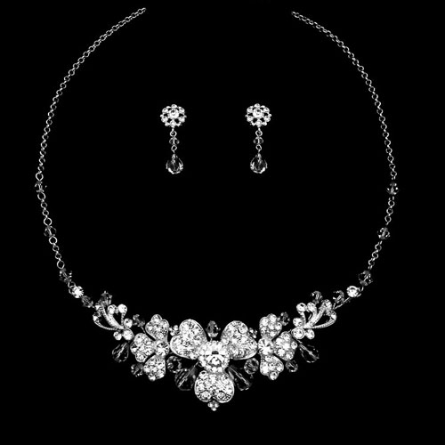 crystal wedding jewellery set natalia