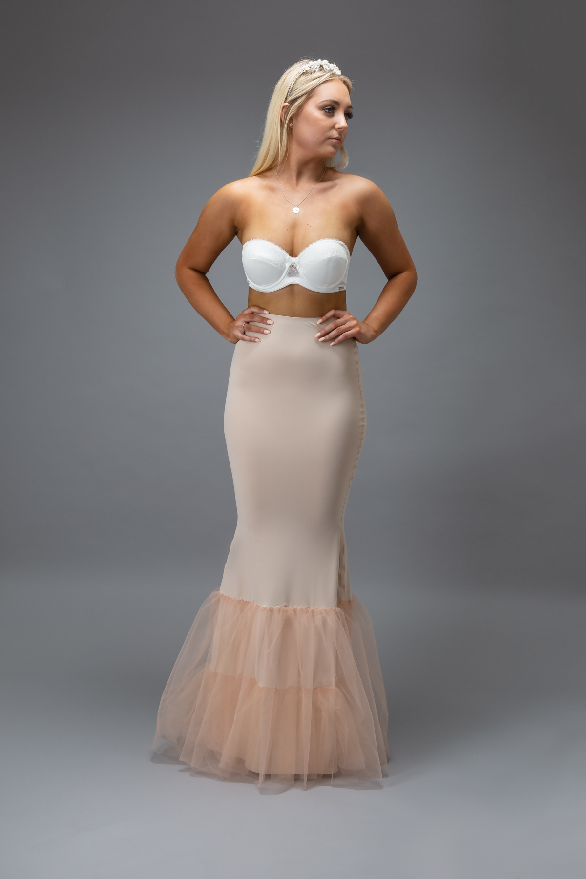 full length bridal slip
