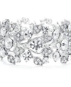 Crystal Sparkle Wedding Bracelet - Amelia