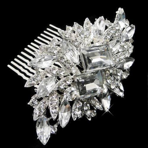 samia crystal wedding comb