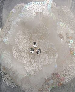charlotte balbier cb37 birdcage veil wedding headpiece
