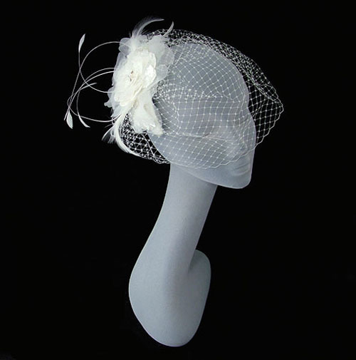 charlotte balbier cb37 birdcage veil wedding headpiece