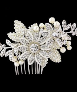 crystal wedding hair comb ellen