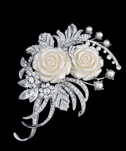 floral bridal hair accessory