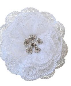 Lace Flower Wedding Hair Clip