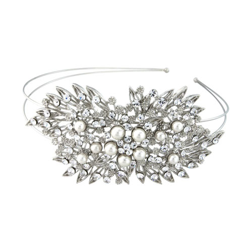 vintag wedding headband pandora