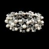 Crystal and Pearl Bridal Bracelet - Amy