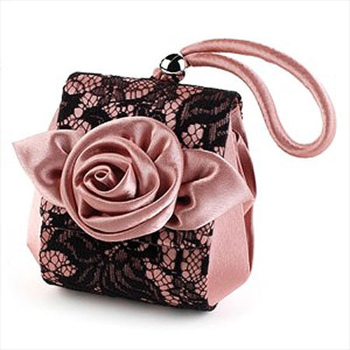 Satin and Lace Bridesmaids Bag