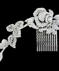 Trailing Crystal Bridal Comb