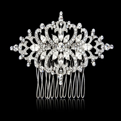 art deco bridal comb darcy