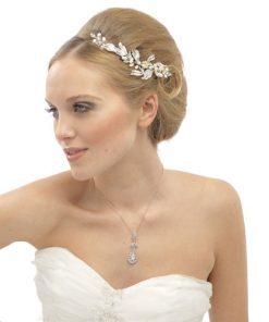 Pearl and Crystal Wedding Comb