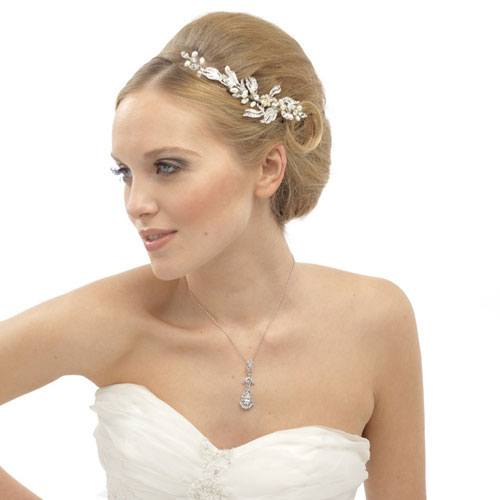 Pearl and Crystal Wedding Comb