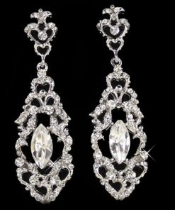 Crystal Filigree Earrings Freya