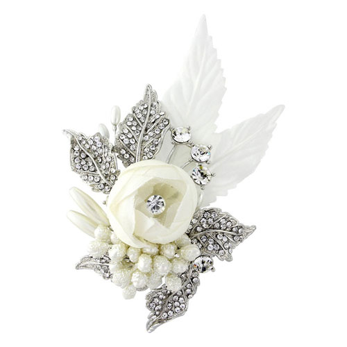 vintage floral bridal hair accessory