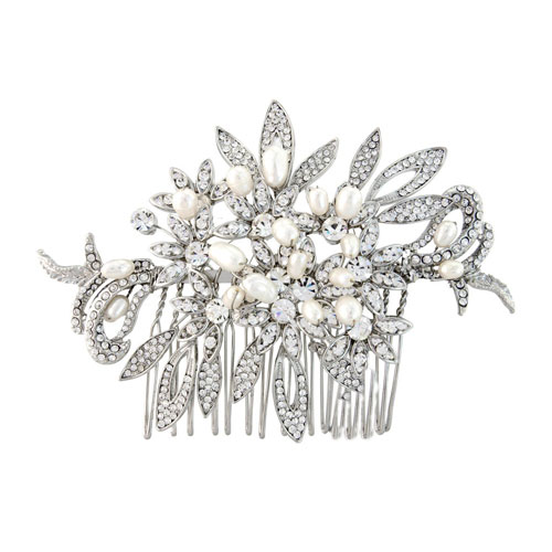 vintage bridal comb tara