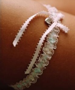 Embroidered Wedding Garter ZL6
