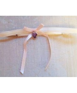 Ivory Silk Satin Bridal Garter ZL27