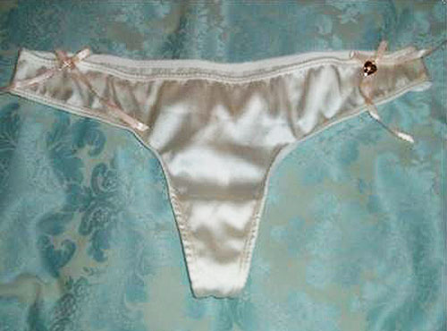 Bjem Silk Satin Bridal Thong ZL12