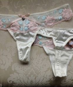 Bjem Embroidered Demi Thong - ZL2
