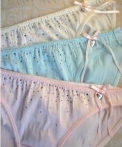 Bjem Silk Crystal Scatter Thong ZL12C
