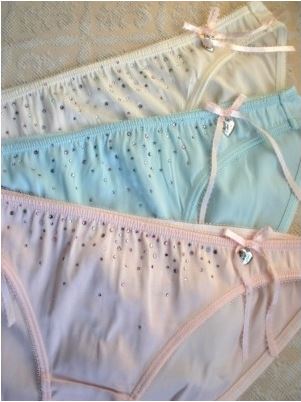 Bjem Silk Crystal Scatter Thong ZL12C