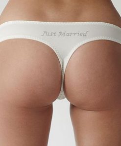 Carnival Lace Bridal G String 3127 just married