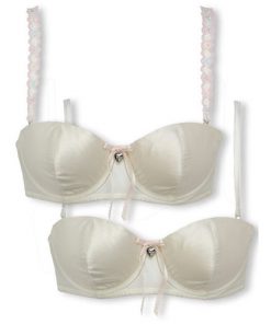 Bjem Ivory Silk Bridal Bra ZL11