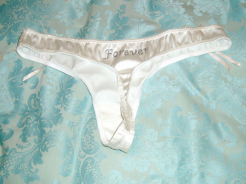 Bjem Silk Satin Wedding Thong ZL12M