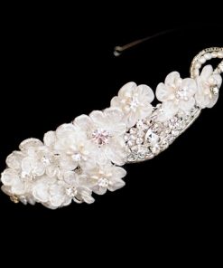 Lace Flower Wedding Headband Florentina