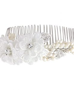 Floral Bridal Hair Comb Anais