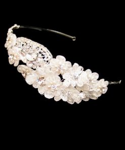Lace Flower Wedding Headband Florentina