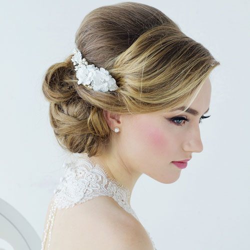 Floral Bridal Hair Comb