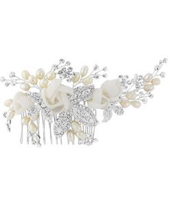 Floral Bridal Hair Comb clarissa