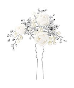 Flower Wedding Hair Pin clarissa
