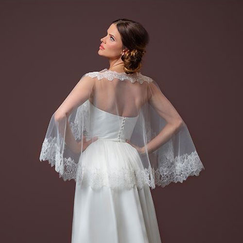 Tulle Bridal Capelet