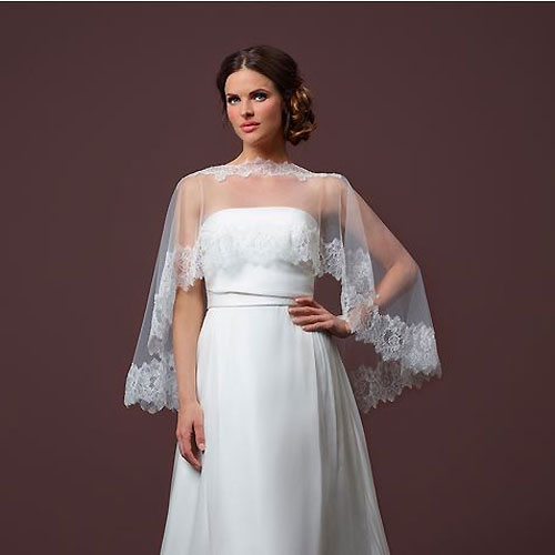 Tulle Bridal Capelet