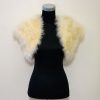 Champagne Feather Wedding Bolero