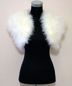 Ivory Feather Wedding Shrug