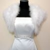 White Feather Bridal Bolero