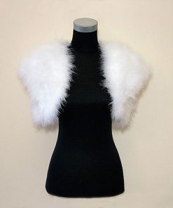 White Feather Bridal Bolero
