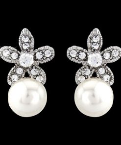 Pearl Elegance Wedding Earrings